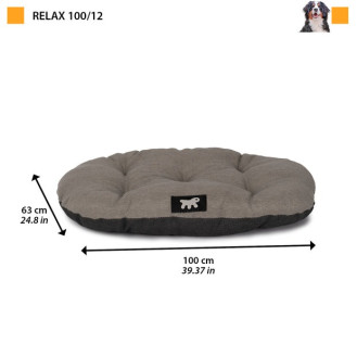 Ferplast Relax C Colour Двухсторонняя лежанка-подушка под пластиковые лежанки Siesta Deluxe и Dandy для собак и котов (100/12)
