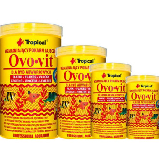 Tropical Ovo-vit Flakes Повноцінний корм у вигляді пластівців з яєчним жовтком для усіх видів екзотичних акваріумних риб