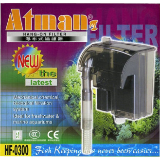 Atman HF Внешний навесной фильтр для аквариума с регулировкой напора (HF-0300)