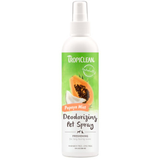 TropiClean Deodorizing Pet Spray Papaya Mist Дезодоруючий спрей з ароматом папайї для собак та котів