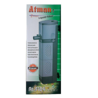 Atman AT-F Внутренний фильтр с регулировкой продуктивности для очищения и аэрации аквариума (AT-F104)
