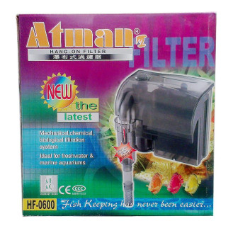 Atman HF Внешний навесной фильтр для аквариума с регулировкой напора (HF-0600)