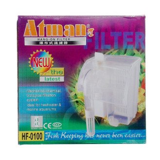 Atman HF Внешний навесной фильтр для аквариума с регулировкой напора (HF-0100)