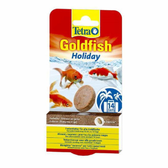 Tetra Goldfish Holiday Полноценный корм в виде желейного блока для кормления золотых рыбок в течение 14 дней в период отсутствия