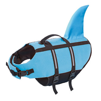Nobby Swimming Vest Sharki Спасательный жилет для собак со светоотражающими полосками и дополнительной ручкой (Blue XS)