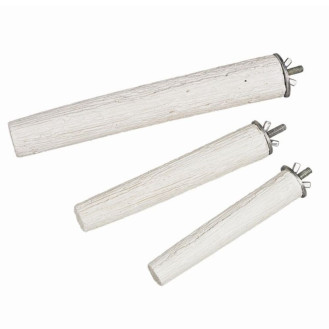 Nobby Mineral Stones Perch White Білий мінеральний камінь-жердина для птахів