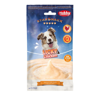 Nobby StarSnack Licky Chicken Treat Cream Беззернові ласощі для собак Крем з Курки