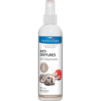 Francodex Anti-Scratching Spray Kittens & Cats Спрей с маслом лимона для защиты мест от царапин кошкой