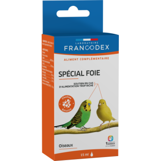 Francodex Spécial Foie Birds Комплексна добавка для здоров'я печінки птахів