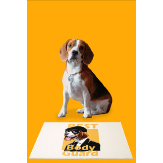 Jungo Pets Mats Beagle Антиковзкий лежак-килимок для собак Бігль-бодігард