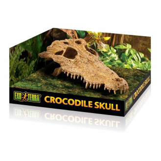 Exo Terra Crocodile Skull Декорация для террариума Череп крокодила