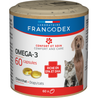 Francodex Capsules Omega-3 Dogs & Cats Капсулы с омега-3 для восстановления хрящей у собак и котов