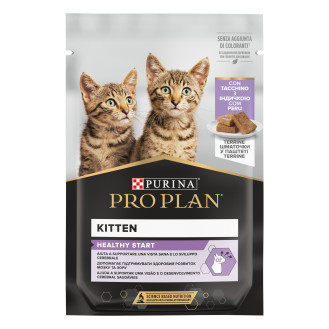 Purina Pro Plan Kitten Healthy Start Turkey Pate Влажный корм для котят в возрасте от 6 недель Кусочки индейки в паштете