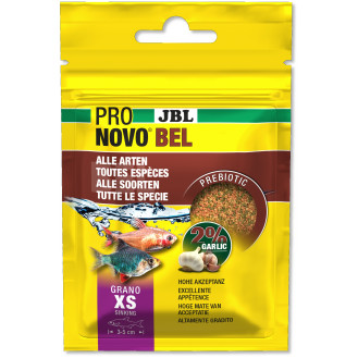 JBL ProNovo Bel Grano XS Основной корм в форме гранул для аквариумных рыб размером 3-5 см
