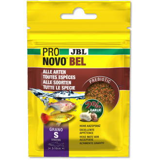 JBL ProNovo Bel Grano S Основной корм в форме гранул для аквариумных рыб размером 3-10 см