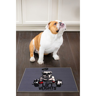 Jungo Pets Mats Bulldog Антискользящий лежак-коврик для собак Английский бульдог-штангист