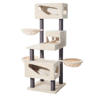 Nobby Corlu Большая когтеточка игровой комплекс лазалка с домиками и гамаками для кошек