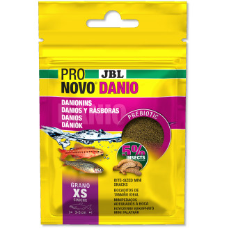 JBL ProNovo Danio Grano XS Основной корм в форме гранул для барбусов и данио размером 3-5 см