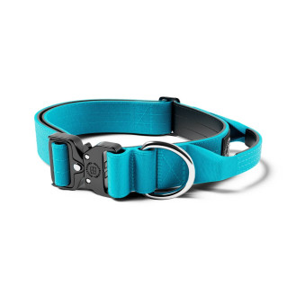 BullyBillows Combat Collar Handle 4 cm Профессиональный усиленный ошейник с ручкой и рывковым замком для собак