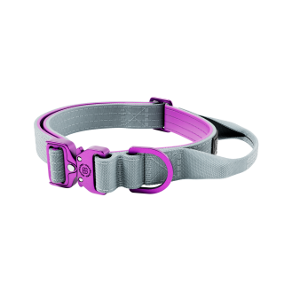 BullyBillows Lighter Combat Collar Handle 2.5 cm Тонкий тактический ошейник для щенков и маленьких собак