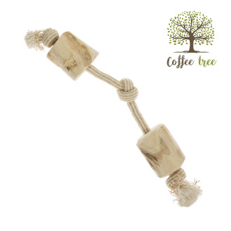 Imac Coffee Tree Knot Игрушка для собак Канат с Жевательными Брусками из Кофейного дерева (XL)