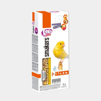 LoLo Pets Smakers Canary Fruit, Honey & Egg Лакомства для канареек Витаминизированные палочки с медом, яблоками и яйцом