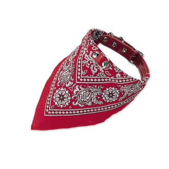 Nobby Bandana Ornament Collar Шкіряний нашийник-бандана для собак Орнамент