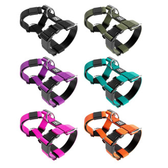 BullyBillows TRI-Harness Anti-Pull Тренувальна анатомічна шлея для середніх та великих собак що тягнуть повідець 