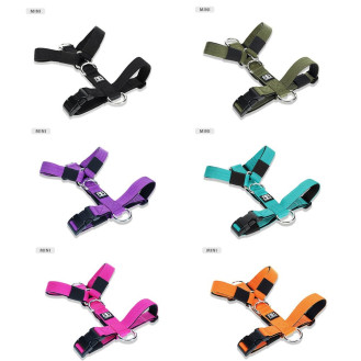 BullyBillows Mini TRI-Harness No Pull Тренувальна анатомічна шлея для цуценят та маленьких собак що тягнуть повідець