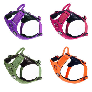 BullyBillows Lightweight Air Mesh Harness Анатомическая шлея для собак с ручкой и передним кольцом
