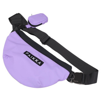 PAIKKA Visibility Treat Bag Lilac Поясна сумка для прогулянок з собакою, змінююча колір при світловідбиванні