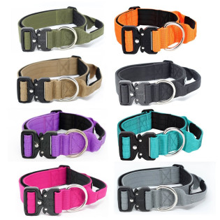 BullyBillows Combat Collar Handle 4 cm Професійний посилений нашийник з ручкою та ривковим замком для собак