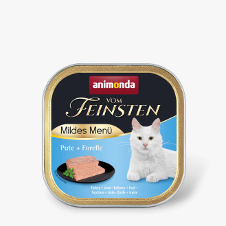 Animonda Vom Feinsten Mild Menu Turkey & Trout Беззернова дієтична консерва для котів з Індичкою та Фореллю