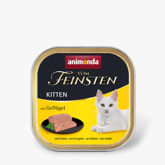 Animonda Vom Feinsten Kitten Poultry Беззерновая консерва для котят Паштет из Мяса Птицы