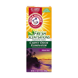 Arm&Hammer Fresh Scentsations Carpet Odor Island Mist Порошок для удаления следов животных на коврах Островной туман