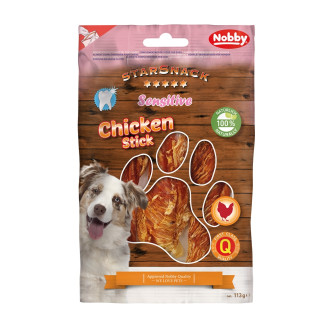 Nobby StarSnack Sensitive Chicken Stick Беззерновые лакомства для ухода за зубами собак с чуствительным пищеварением Куриные палочки