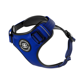 BullyBillows Premium Comfort Harness Анатомическая шлея с защитной подкладкой для собак с чувствительной кожей (Blue XL (D))