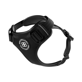 BullyBillows Premium Comfort Harness Анатомическая шлея с защитной подкладкой для собак с чувствительной кожей (Black L (C))