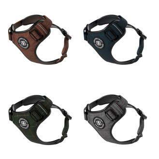 BullyBillows Tweed Premium Comfort Harness Твидовая анатомическая шлея с мягкой подкладкой для собак с проблемной кожей
