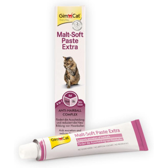 GimCat Malt-Soft Paste Extra Паста для выведения шерсти из желудка котов