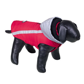Nobby Dog Vest Hood Reflect Водонепроницаемое пальто для собак со съемным светоотражающим капюшоном (Red XS20)
