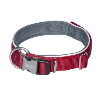 Nobby Classic Preno Royal Collar Светоотражающий ошейник для собак с мягкой подкладкой и усиленным фастексом (Red XS)