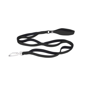 BullyBillows Ladder Lead Профессиональный поводок-лесенка с мягкой подкладкой для управления активной собакой (Black 1.4 m)