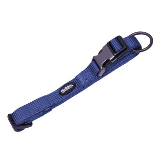 Nobby Classic Comfort Collar Нейлоновый ошейник для собак с усиленным фастексом и бесступенчатой регулировкой (Blue M-L)