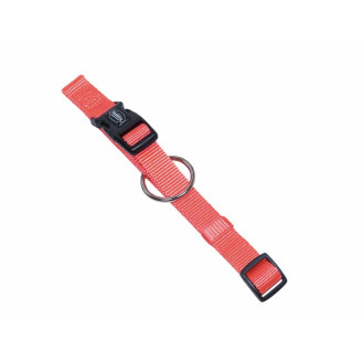 Nobby Classic Collar Нейлоновый ошейник для собак с фастексом и плавной регулировкой (Coral M-L)