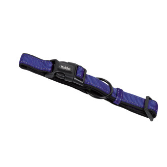 Nobby Classic Reflect Soft Collar Светоотражающий ошейник для собак с мехозащитной подкладкой (Blue S-M)