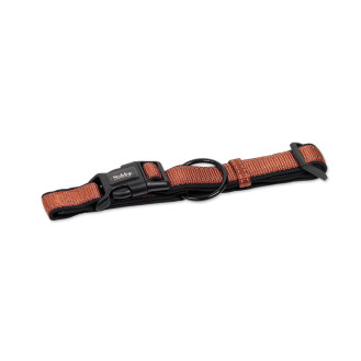 Nobby Classic Reflect Soft Collar Светоотражающий ошейник для собак с мехозащитной подкладкой (Terracotta M-L)
