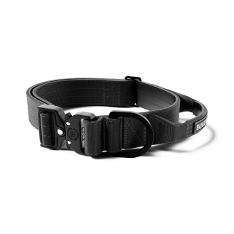 BullyBillows Lighter Combat Collar Handle 4 cm Облегченный тактический ошейник с рывковым замком для собак (Black S)