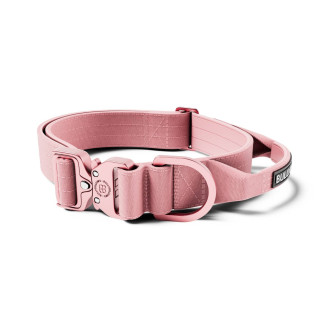 BullyBillows Lighter Combat Collar Handle 4 cm Облегченный тактический ошейник с рывковым замком для собак (Pink M)