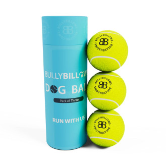 BullyBillows Dog Tennis Ball's Іграшка для собак з чутливими зубами Набір тенісних м'ячиків